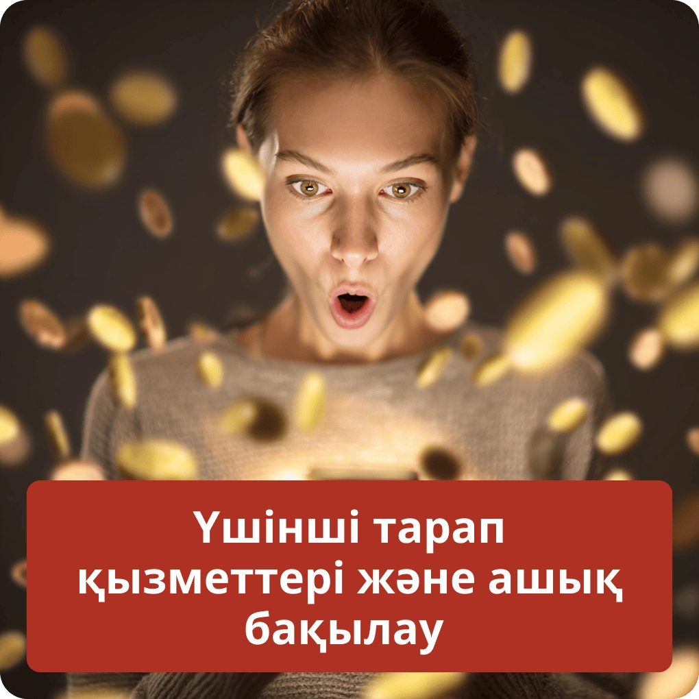 Үшінші тарап қызметтері және ашық бақылау